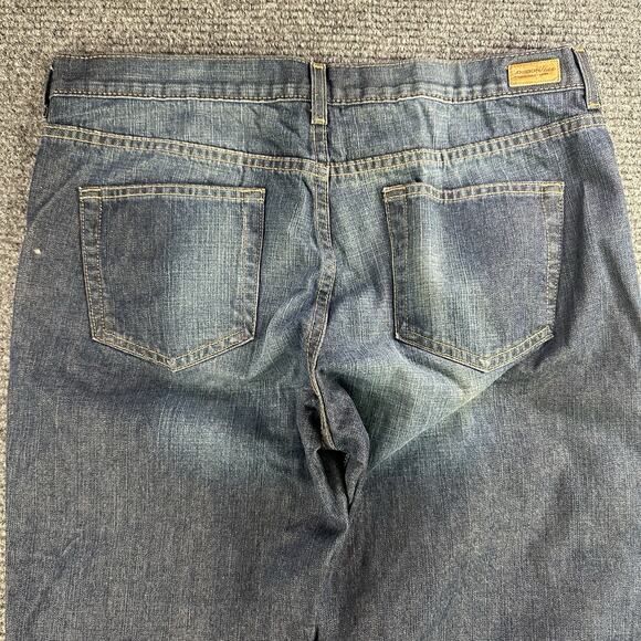 Men’s Button Fly London Straight Leg Faded Jeans W34xL31 - Picture 4 of 7